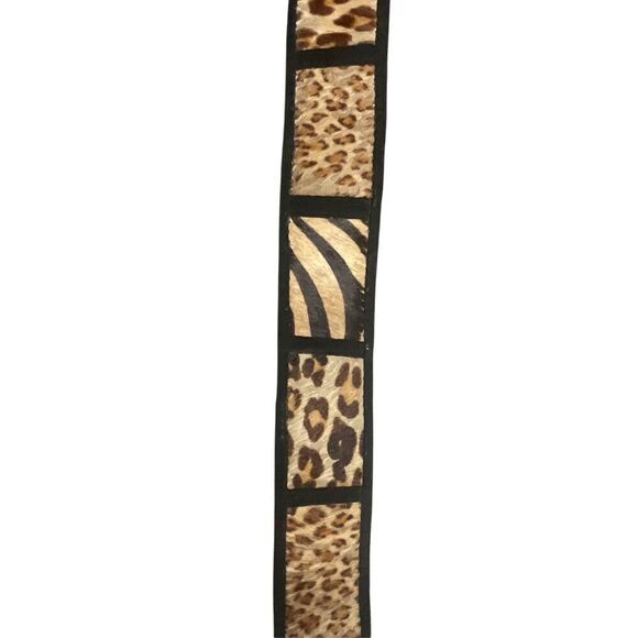 Vintage Cowhide Animal Print Belt - Picture 11 of 16